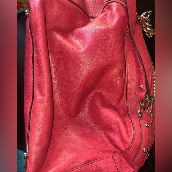 Kate Spade Pink Gold chain Leather purse - Picture 10 of 11